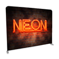 Boutique Lightweight Easy Install Display Racks Fabric Tension Curved Back Wall Advertising Backdrops
