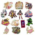 LOW Tariff Factory Custom Badge Pin Anime Glitter Dragon Hard Enamel Pin Custom Cartoon Loong Logo Souvenir Brooch Lapel Pin