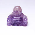 Hongzhuo Natural Crystal Quartz Healing Carvings: Amethyst Healing Buddha Carving for Sale Crafts