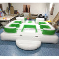 XIXI TOYS Durable PVC Inflatable Water Floating Island Airtight Water Floating Bar/inflatable Aqua Sofa/inflatable Water Chair