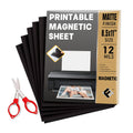 Self-Adhesive PVC Clip Fridge Photo Picture Box Custom Magnets Sheet 230g Inkjet Receptive Letter Paper Blank Fridg Colored
