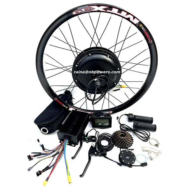 USA UK Stock Fast Delivery 72V2000W MTX Electric Bike Hub Motor Kit with 45A Dual Hall Sine Wave Controller SW900 Display