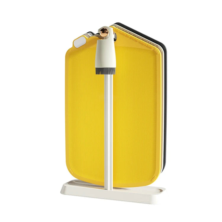 QIANZAN Modern C-Type Hook Design Personalized Rectangle PP Cutting Board Stand Holder Fruit Vegetable Proof Chopping Block