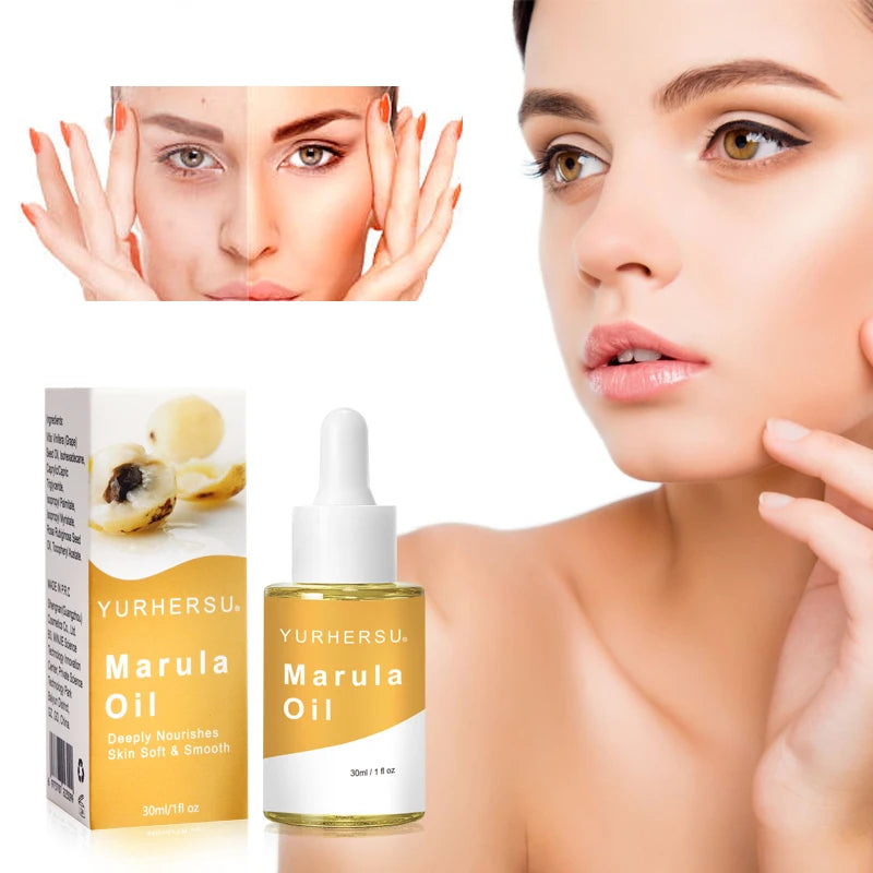 YURHERSU 100% Pure Organic Natural Marula Oil Body Treatment Marula Oil for Face Marula Oil Liquid