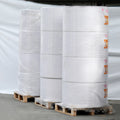 Etiquetas White Glossy Clear Silver Bopp Films  With corona Treatment Glassine Liner Self Adhesive Jumbo Roll Sticker
