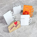 Wholesale High Quality DIY Wood Blank Love Photo Plaques Custom Sublimation MDF Love Frame