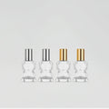 Wholesale 8ml Clear Glass Roll-on Bottle Small Bear-Shaped Refillable Cute for Essential Oils Perfumes with Screw Cap Sealing
