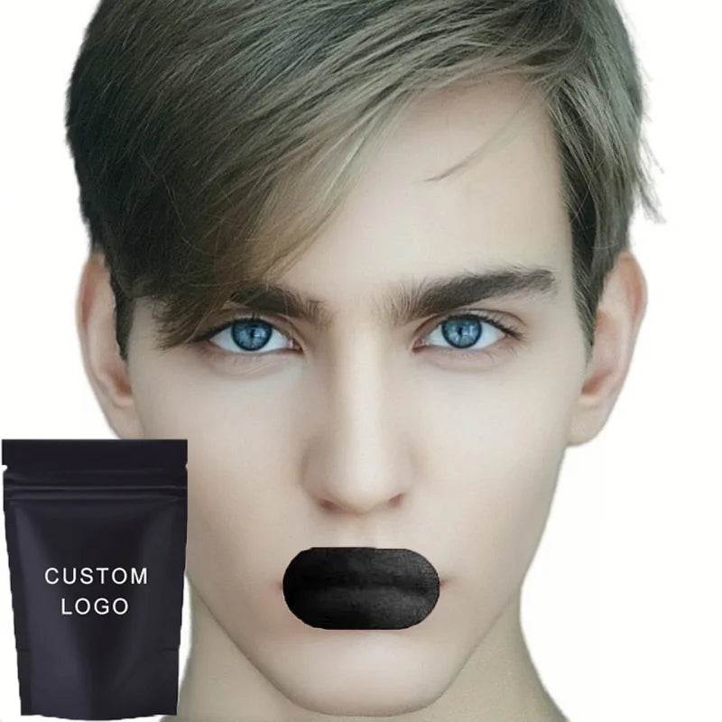 2026 HLK Black Cotton Private Label Anti Snore Sleeptape Breath Sleep Patch Mouth Mouthtape for Sleeping