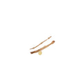Handmade DIY Gold Filled Woman Charm round Disk Cross Beaded Bracelets Fashionable Bangles Jewelry
