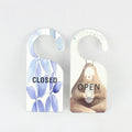 LD-04 Factory Direct Wholesale MDF Sublimation Door Knobs Do Not Disturb Signs Door Hangers Tag for Hotel/Home Decoration