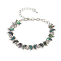 Wholesale Jewelry butterfly Abalone Bracelet Fashion Shell Carved Charm Women Bracelet