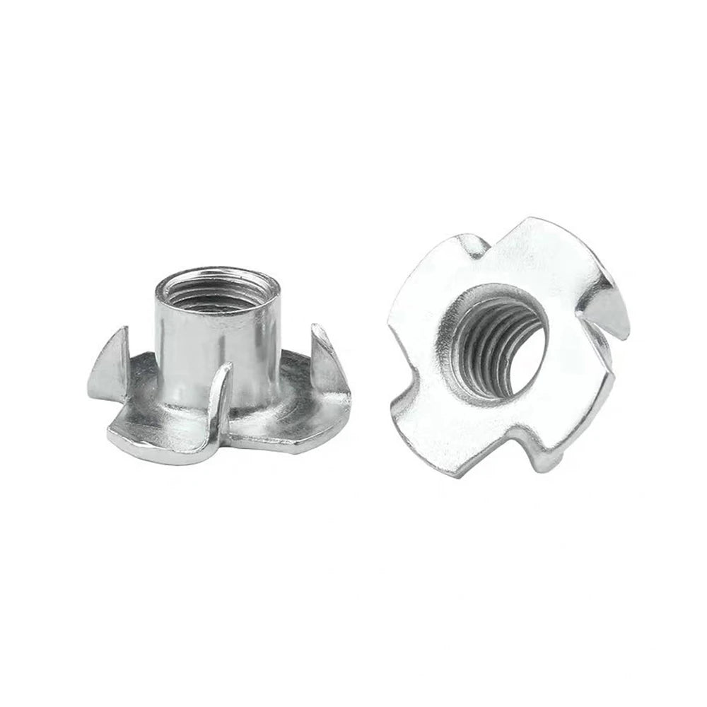 Four Claw Nut Customized Metric and Inch A2 A4 Stainless Steel Full or Half Thread Four Claw Nut