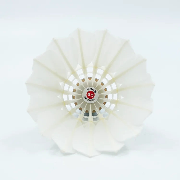 Dmantis D60 Indoor Badminton Shuttlecock Model with High Flight Stability Durable Duck Material Training Usage-Cork Head