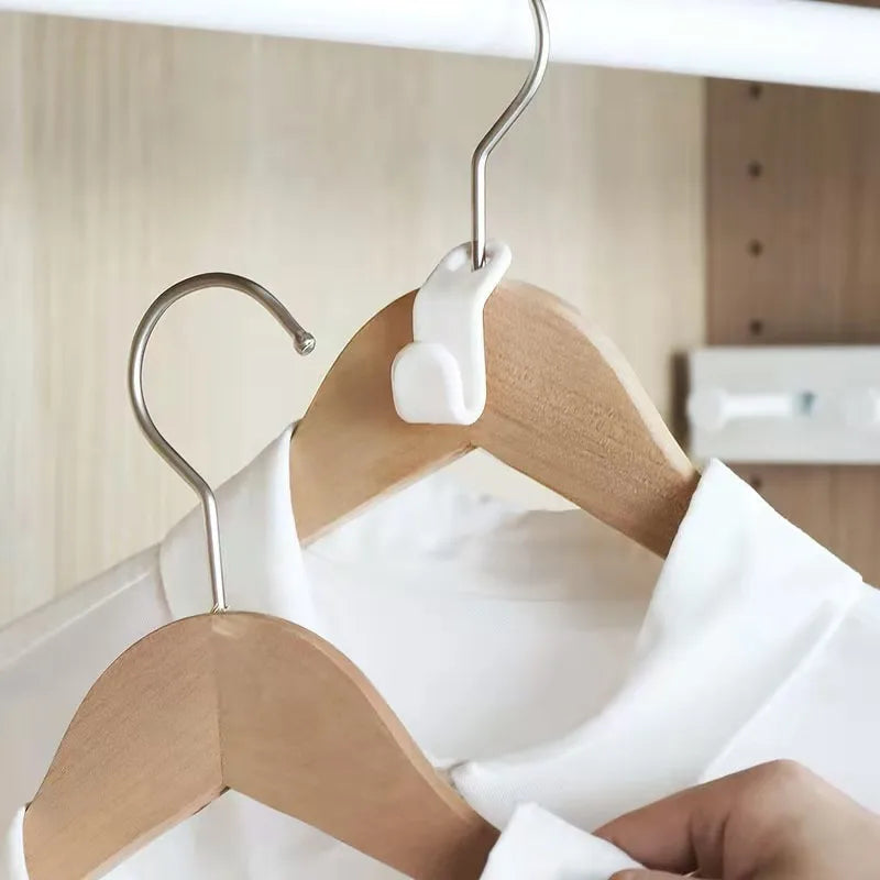 Cascading Connection Hooks Clothes Hanger Connector Hooks Cascading Clothes Hangers for Heavy Duty Space Saving