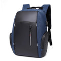 Custom Logo Men's Business Laptop Backpack with RFID Protection Waterproof Anti-Theft USB Port Polyester Lining