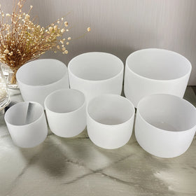 Wholesale Chakra Healing Singing Bowl Sound Therapy Quartz Crystal Bowls