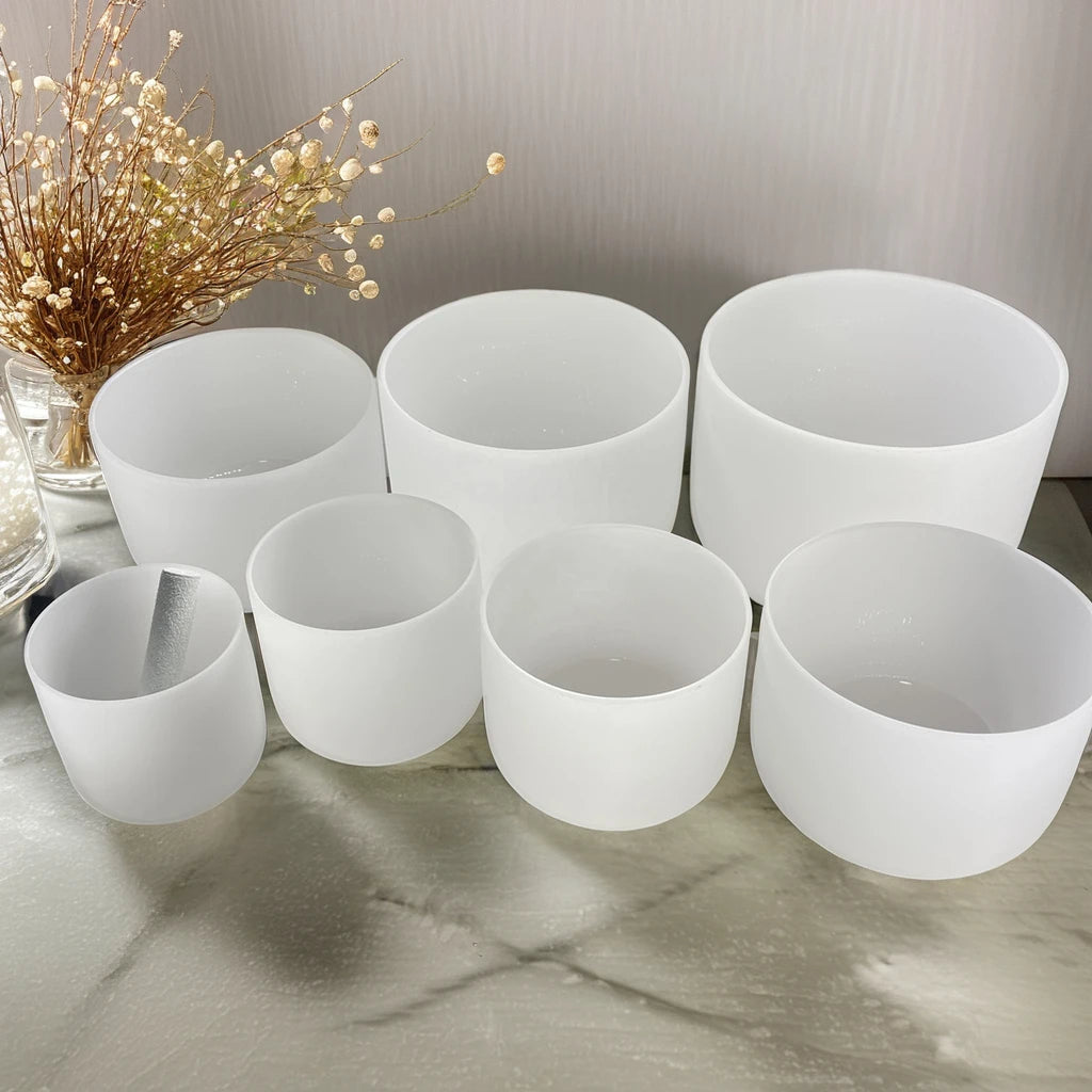 Wholesale Chakra Healing Singing Bowl Sound Therapy Quartz Crystal Bowls