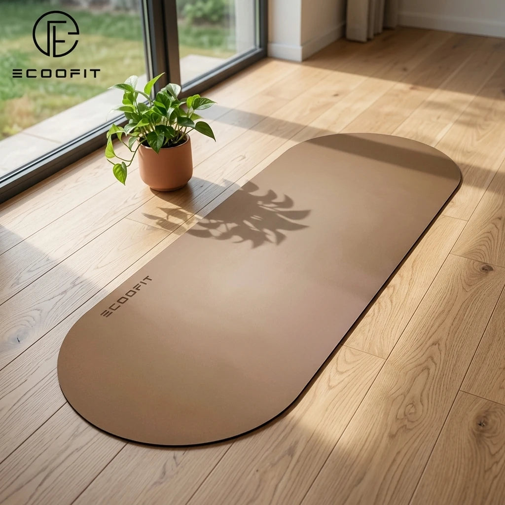 Crystal Anti Tear Instructual Custom Digital Sublimation Crystal Anti Tear Instructual Custom Digital Sublimation Oval Yoga Mat