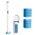 Hot Selling Professional Disposable Toilet Brush PP Material with Replaceable Head and Soap Dispenser for Bathroom