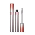 HUIHO Wholesale 6ml Rose Gold-Silver Plated Aluminum Gradient Mascara Tubes 16.5x134mm Cosmetic Packaging Bulk OEM/ODM Available