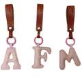 Bestselling Hugely Popular and Flawless Creative Leather English Letter Keychain Pendant