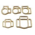 Three Directions Through Horse Bridle Hardware Premium Solid Brass Halter Pet Buckle
