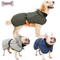 Custom Large Dog Winter Jacket Rain-Proof Outdoor Pet Clothes with Safety Reflective