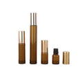Essential Oil Perfume Roller Bottle Glass Bottle 1ml 3ml 5ml 10ml clear Glass Roll on Bottle with Black Cap