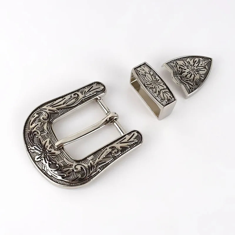 Deepeel YK203 26mm Metal Pin Belt Buckle Vintage Carve Alloy Pin Buckles for Women Men DIY Jeans Leather Decoration Accessories
