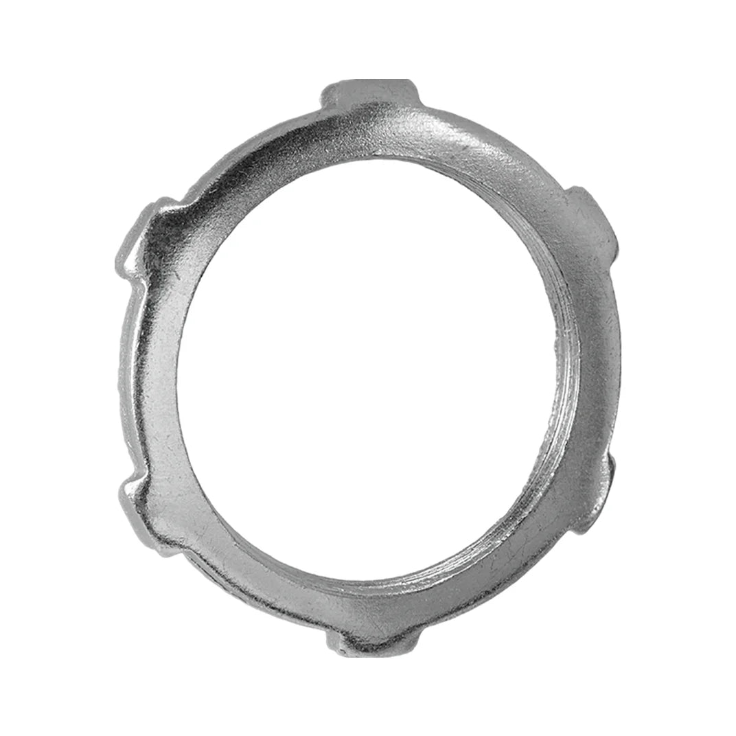 Stainless Steel 304 Polished External Teeth Electrical Locknut Conduit Fitting DIN Standard