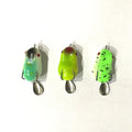 New 7 Colors Wholesale Jump Frog Fishing Bait Lure Jumping Factory Fish Hook Dangling Earrings Frog Lure