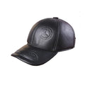 H509  Earflap Skin Baseball Caps  Warm Genuine Leather Beret Hat  Hat Cowhide Truckers