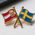 Country Flag Enamel Pin Customize Metal Die Cast National Country Flag Brooch Cheap National Day Country Friendship Lapel Pin