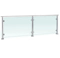 YL METAL Best Price Glass Railing  Post Glass Balustrade  Top Mounted Balcony Railing Glass Bastrade