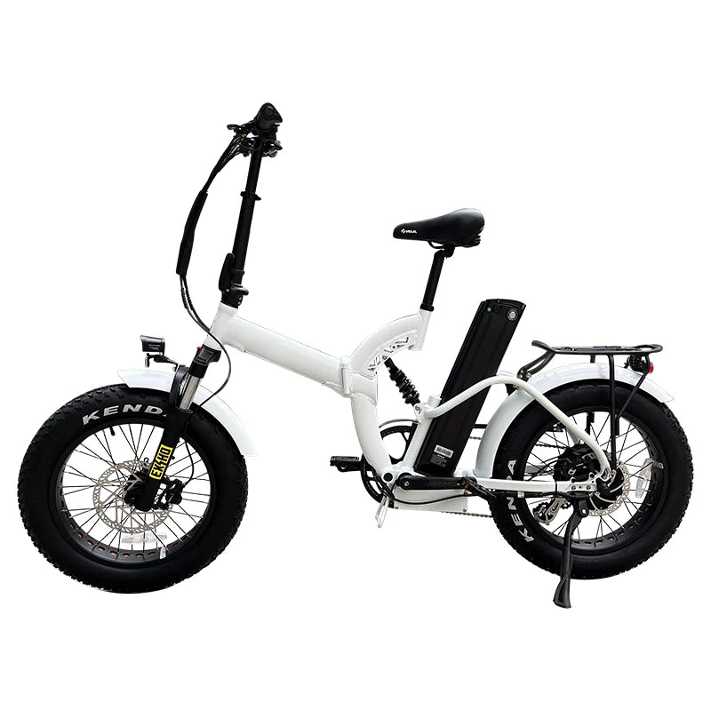 Lantu Ebike Custom 36mph 20 Inch Bicicleta Eletrica Full Suspension Fat Tire Electric Foldable E Bike China Manufacturer