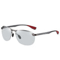 Men's A14302 OEM Brand Adult Semi-Rimless Aluminum Magnesium Alloy Frame TAC Lens Sunglasses UV400 Polarized Driving Sports