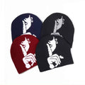 Y2K Fashion Custom Logo Winter Outdoor Jacquard Knitted Woolly Sports Beanie Warm Skullcap Hat for Beach and Travel