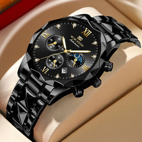 OEM Hot Sale High-Quality Men's Watches Precision Timekeeping Stainless Steel Back 3atm Water Resistant Luxury Quartz Watch Man