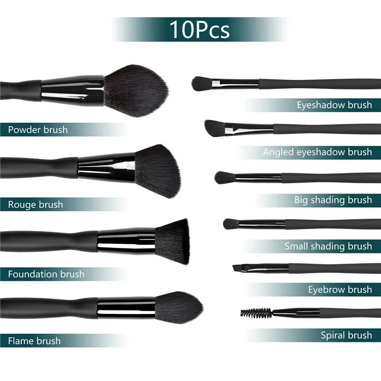 Diamond Portable Make up Brush Set Private Label