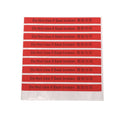 Free Design Security Seal Label Tamper Proof Stickers Warranty Open Void Sticker