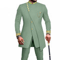 New Men's Suit Groom's Tuxedo Indian Wedding Dress Casual Men's Blazer Men's Suit Slim-Fit Wedding Suit (Jacket + Trousers)