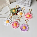 New Fashion Handmade Crochet Daisy Flower Weave Bracelet PU Backpack Bag Accessories with Doll Pattern Rechargeable Feature