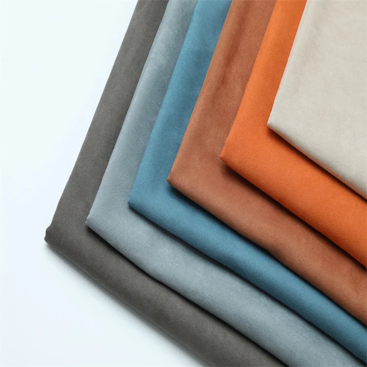 Cost-effective Printed Dot Faux Suede Velvet Upholstery Fabric 100% Polyester Sofa Cover for Home & Car