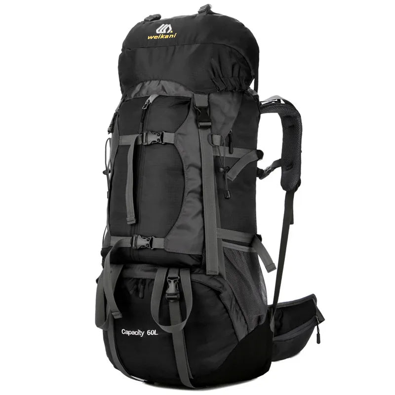 Custom Logo Waterproof Large Capacity 60L Bags Outdoor Sports Bags Hiking Backpacks for Men Women