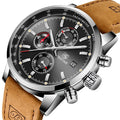 BENYAR 5102 Watch Men Fashion Multifunction Quartz Watches Chronograph Men's Hot Sale Gift Sport Luxury Wrist Relogio Masculino