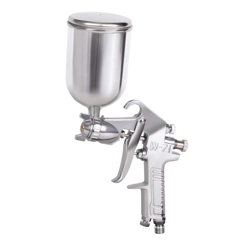 High Pressure Gravity Feed Air Compressor Paint Sprayer with 0.8mm/1mm/1.2mm Nozzle Airbrush