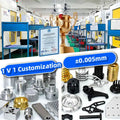 High Quality CNC Machining and Milling Services for Custom OEM Parts in Anodized Aluminum and Steel with Precision Components