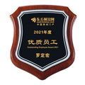 ADL Wooden Trophy Medal Plaques with Customized Logo and Words Custom Trophies Awards