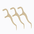 Eco-Friendly Natural Biodegradable Tooth Picks Wheat Straw Dental Floss for Teeth Cleaning