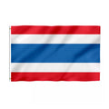 Ready to Ship  Promotional Product 3x5 Ft Thailand Flag 100% Polyester With Brass Grommets Thailand Flag